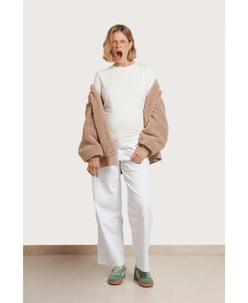 Nom Maternity Cozy Before & After Jacket