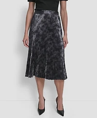 Dkny Women's Pleat Detail Midi Skirt