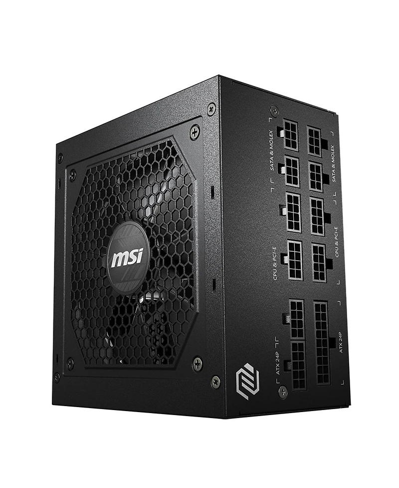Msi Mag A650GL 650W 80+ Gold Certified Modular Atx Power Supply Unit
