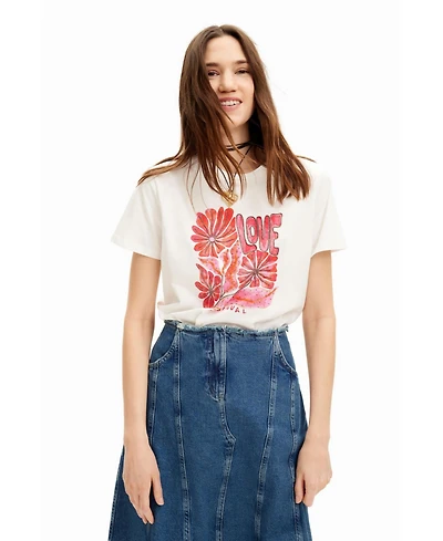 Desigual Women's Love basic T-shirt