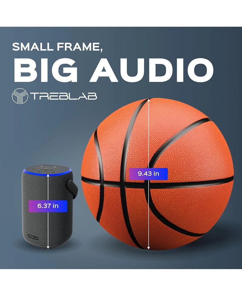 Treblab Hd-Energy Pro Bluetooth Speaker with Handle