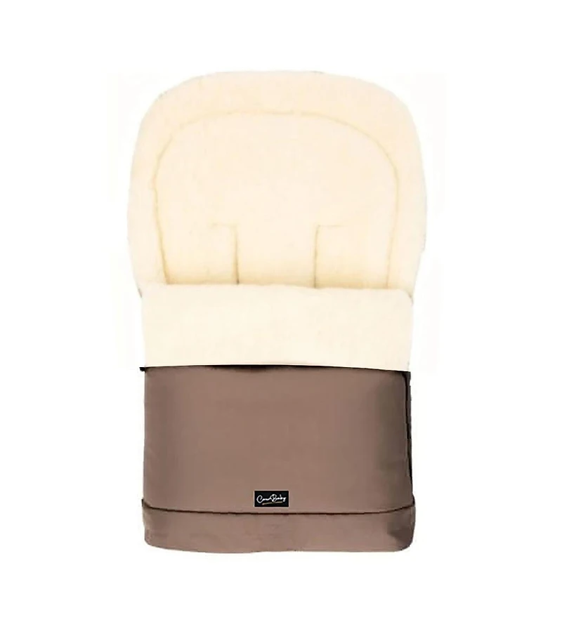 Cover Baby Baby Cover 0-3 Years Scandinavian Organic Wool Adjustable Footmuff in Beige