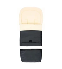 Cover Baby Baby Cover 0-3 Years Scandinavian Organic Wool Adjustable Footmuff in Black Graphite