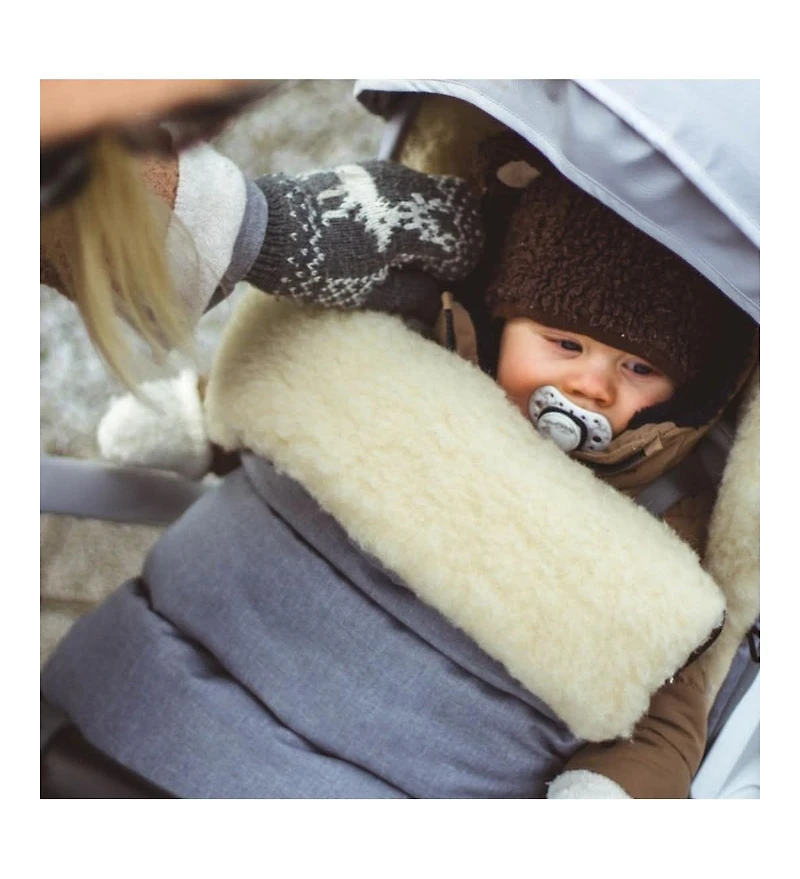 Cover Baby Baby Cover 0-3 Years Arctic Organic Wool Adjustable Footmuff in Navy