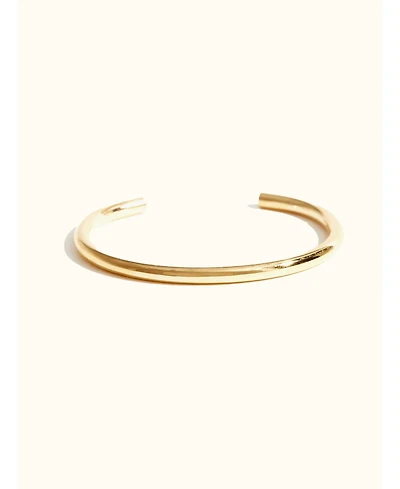 Able Chunky Cuff Bracelet, 18k Gold Plated