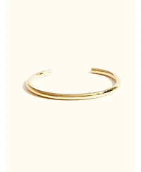 Able Chunky Cuff Bracelet, 18k Gold Plated