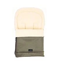 Cover Baby Baby Cover 0-3 Years Scandinavian Organic Wool Adjustable Footmuff in Olive