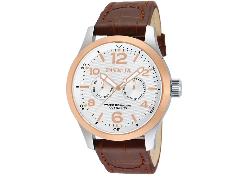 Invicta Men's I-Force Quartz Multifunction Silver Dial Watch