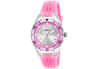 Invicta Women's Angel Quartz 3 Hand Silver Dial Watch