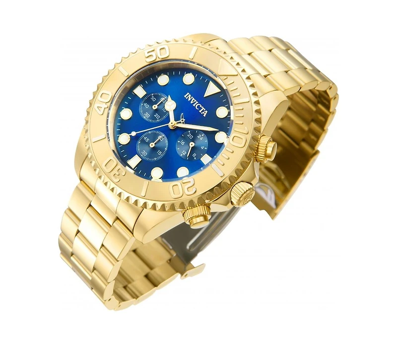 Invicta Men's 36974 Pro Diver Quartz Chronograph Dark Blue Dial Watch