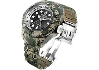 Invicta Men's 40462 Reserve Quartz 3 Hand Black Dial Watch