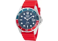 Invicta Men's 47164 Pro Diver Quartz 3 Hand Blue Dial Watch