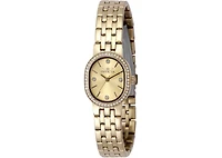 Invicta Women's 48135 Angel Quartz 3 Hand Gold, Silver Dial Watch
