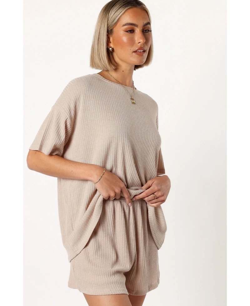 Petal and Pup Women's Granger Knit Short Set