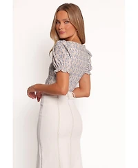 Petal and Pup Noel Cotton Top - Parisian Bloom