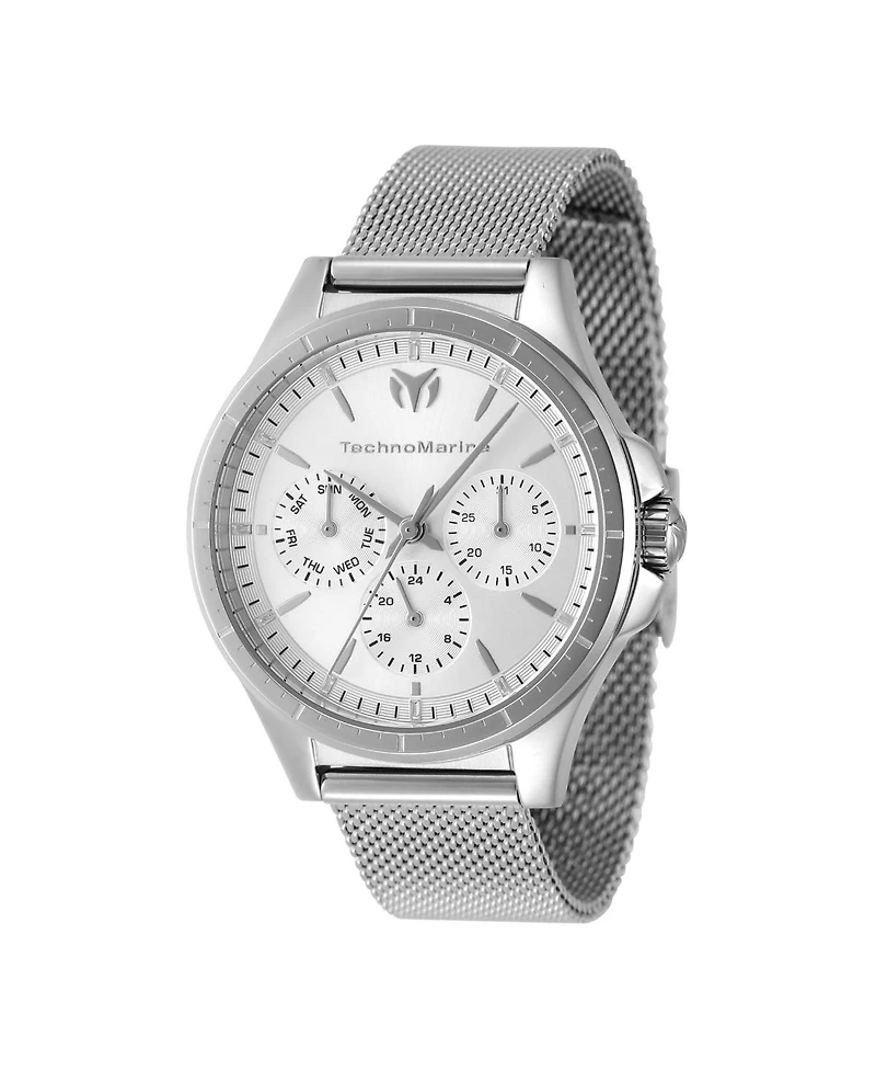 Technomarine Women's Tm-822047 MoonSun Quartz Chronograph Silver