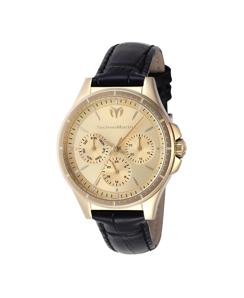 Technomarine Women's Tm-822060 MoonSun Quartz Chronograph Gold