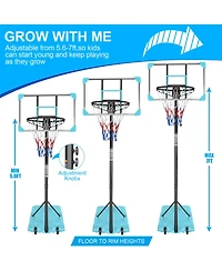Streamdale Furniture Aokung Adjustable Portable Basketball Hoop