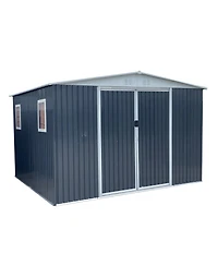 Streamdale 12'x10' Apex-Roof Garden Shed with Windows