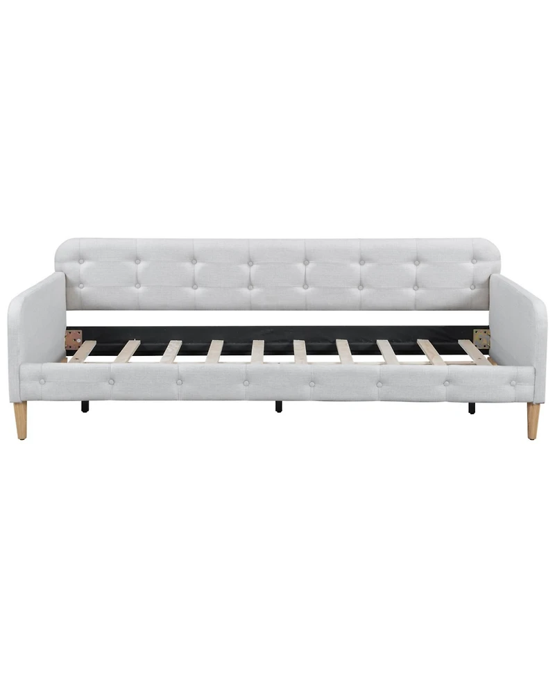 Streamdale Furniture Twin Upholstered Daybed with 4 Support Legs