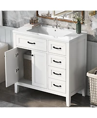 Streamdale Furniture 36" Bathroom Vanity with Sink Combo