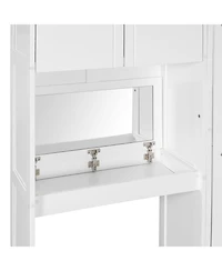 Streamdale Furniture Queen Size Murphy Bed with Desk Vanity and Cabinets