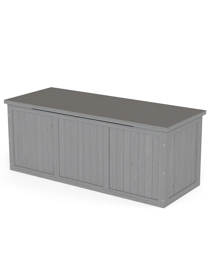 Streamdale 112 Gallon Wooden Deck Box - Outdoor Storage