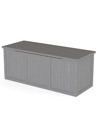 Streamdale 112 Gallon Wooden Deck Box - Outdoor Storage
