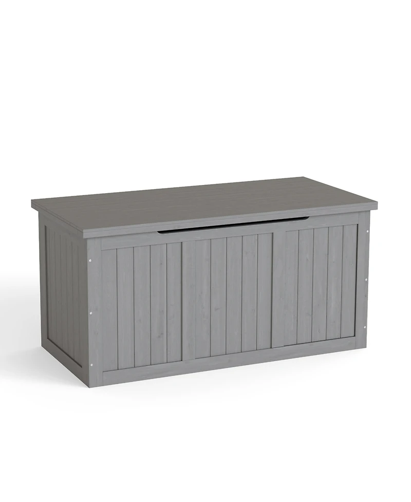 Streamdale Furniture 67 Gallon Wooden Deck Box - Outdoor Storage