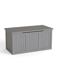 Streamdale Furniture 67 Gallon Wooden Deck Box - Outdoor Storage