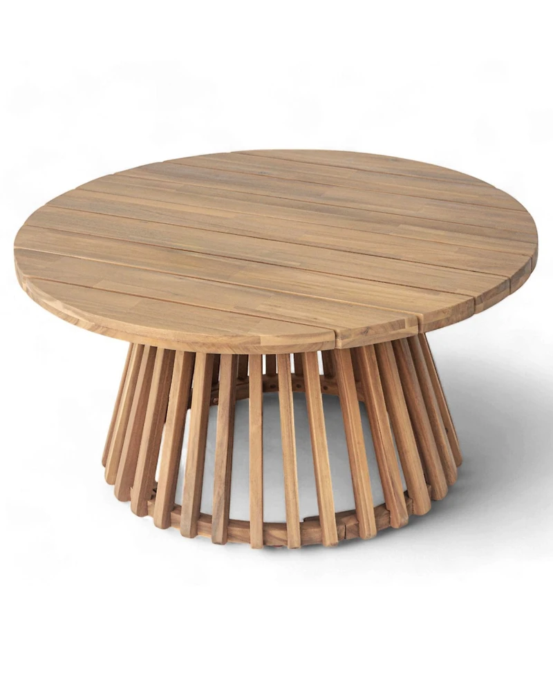 Streamdale Furniture Acacia Wood Patio Coffee Table