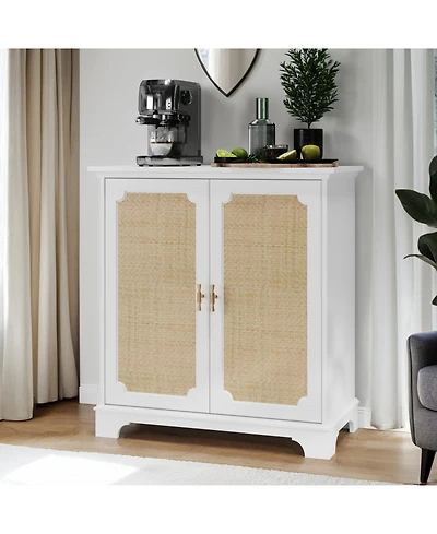 Streamdale Rattan Door Sideboard Buffet Storage Cabinet