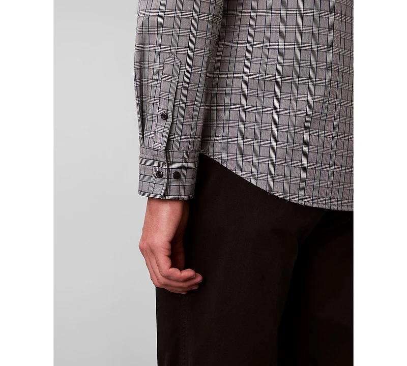 Calvin Klein Men's Long Sleeve Plaid Shirt