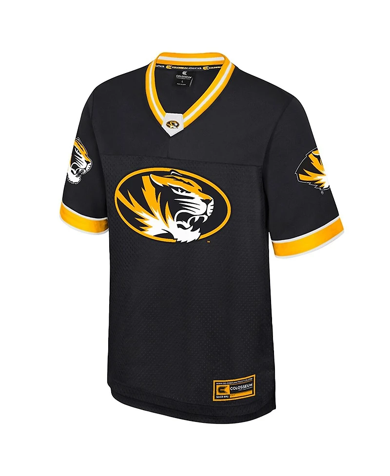 Colosseum Men's Black Missouri Tigers Nothing But The Hits Football Jersey
