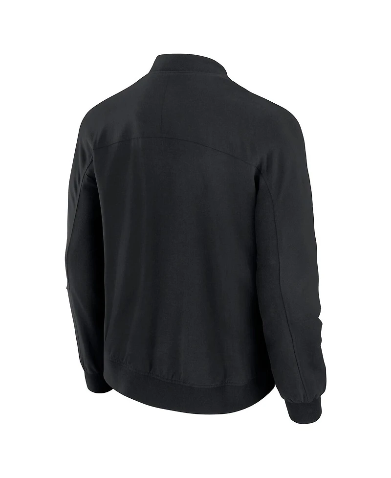 J. Palmer Men's Black Usc Trojans Lightweight Cover-4 Tri-Blend Full-Zip Jacket