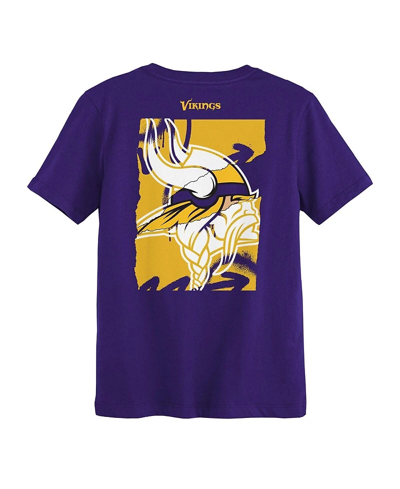 Outerstuff Preschool Purple Minnesota Vikings Posterize T-Shirt