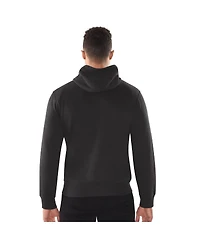 Starter Men's Black Pittsburgh Steelers Distressed Classic Full-Zip Hoodie