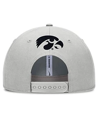 Nike Men's Gray Iowa Hawkeyes 2025 Sideline Dust Pinched Rise Adjustable Hat