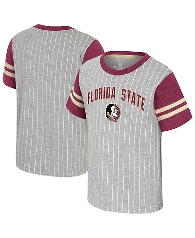 Colosseum Toddler Heather Gray Florida State Seminoles Airball T-Shirt