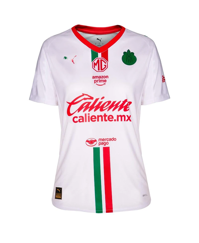 Puma Women's White Chivas 2025/26 Away Replica Jersey