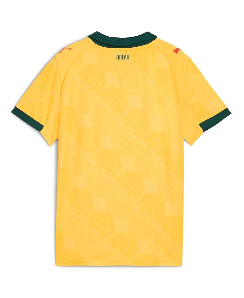 Puma Big Boys and Girls Yellow Ac Milan 2025/26 Third Replica Jersey