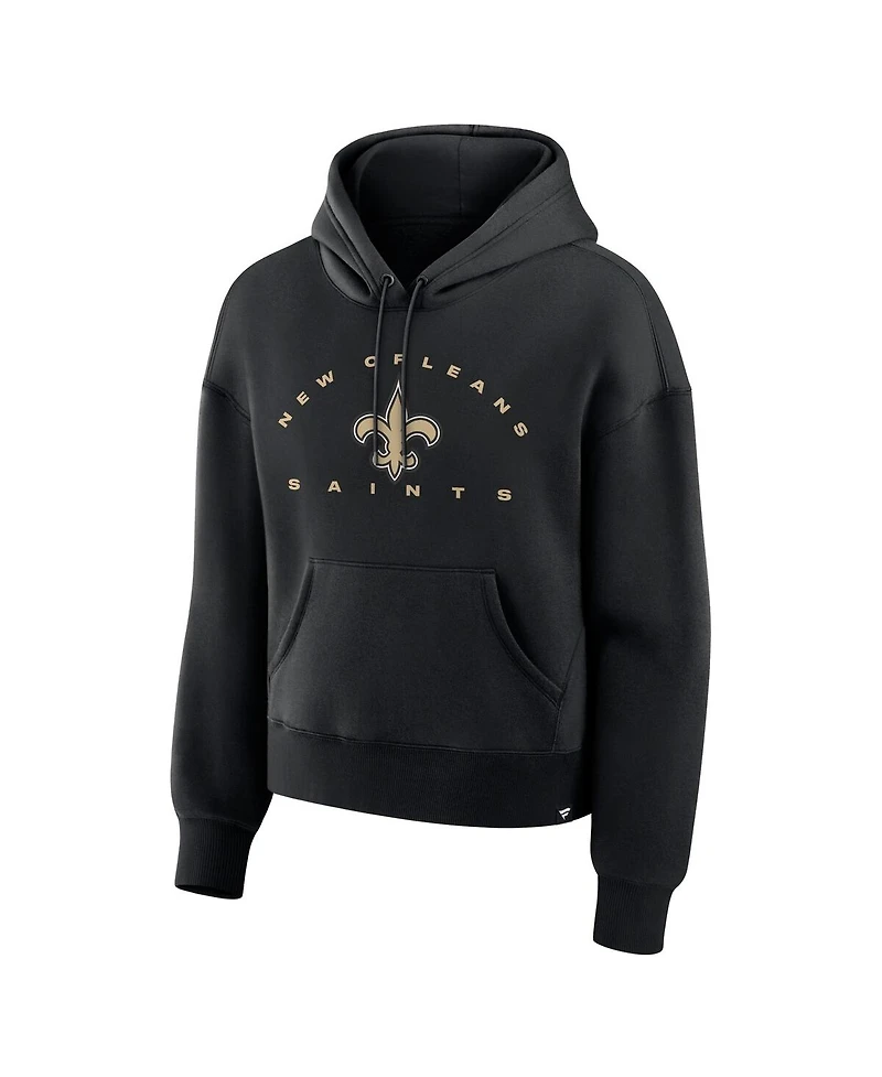 Fanatics Women's Black New Orleans Saints Eligible Receiver Legacy Pullover Hoodie