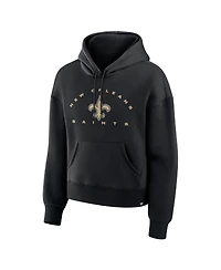 Fanatics Women's Black New Orleans Saints Eligible Receiver Legacy Pullover Hoodie