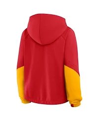 Fanatics Women's Red Kansas City Chiefs Oversized Redzone Bubble Screen Pullover Hoodie
