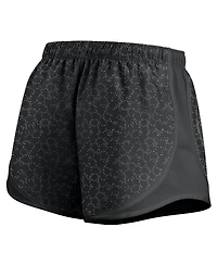 Nike Women's Black Oregon Ducks Tempo Pattern Dri-fit Shorts