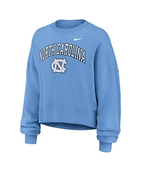 Nike Women's Carolina Blue North Tar Heels Oversized Phoenix Arch Pullover Sweatshirt