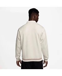 Nike Men's Cream Chelsea Club Long Sleeve Polo Shirt