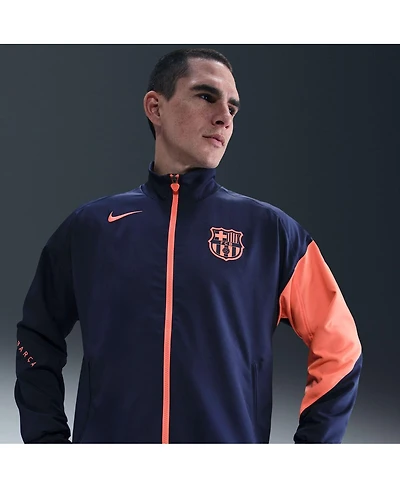Nike Men's Navy Barcelona 2025/26 Strike Anthem Full-Zip Jacket
