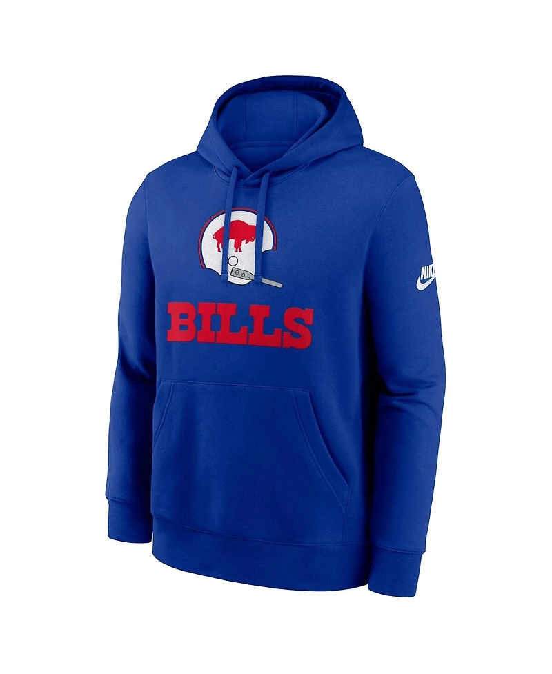 Nike Men's Royal Buffalo Bills Best Season Rewind Club Pullover Hoodie