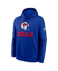 Nike Men's Royal Buffalo Bills Best Season Rewind Club Pullover Hoodie